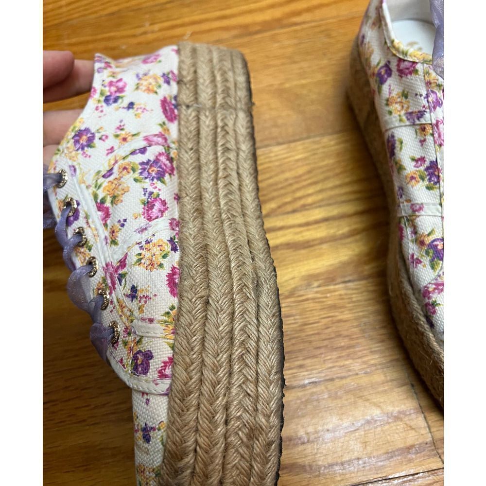 LoveShackFancy x Superga Platform Espadrilles Sz. 41.5 (US 10) - Picture 9 of 9